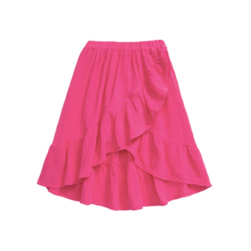 SEED Heritage Crinkled Cotton Ruffle Skirt 6